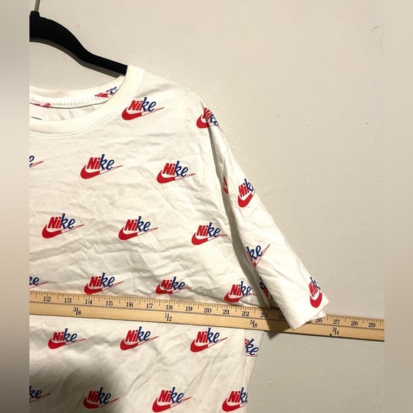 Nike Shirt Size XXL white all over print short sleeve pullover - Picture 7 of 8
